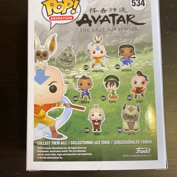 aang with momo funko pop! from avatar - Picture 2 of 3